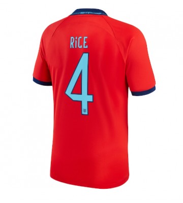 England Declan Rice #4 Bortedrakt VM 2022 Kortermet